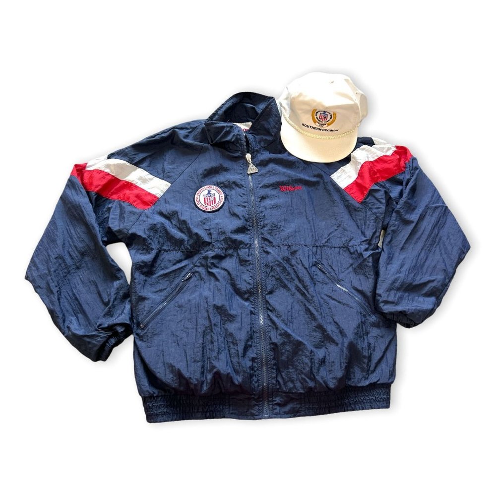 Vintage Wilson U.S. Professional Tennis Windbreaker Large